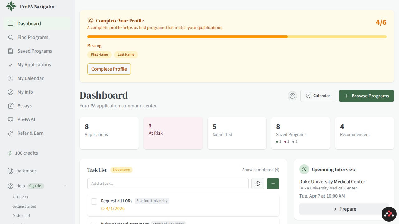 Dashboard